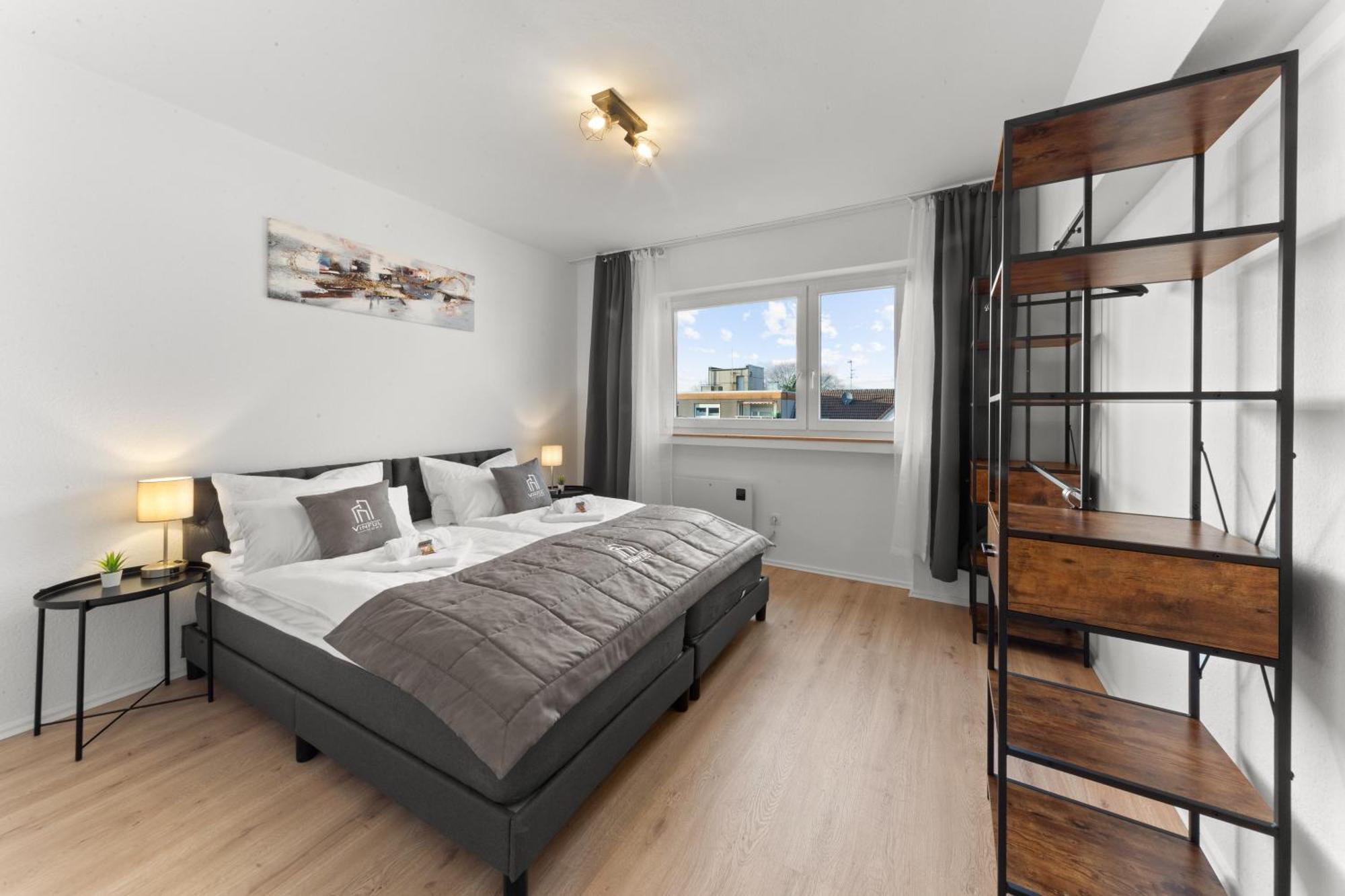 Vinful: Premium-Apartment Mit Balkon Und Parkplatz Mulheim an der Ruhr Bagian luar foto