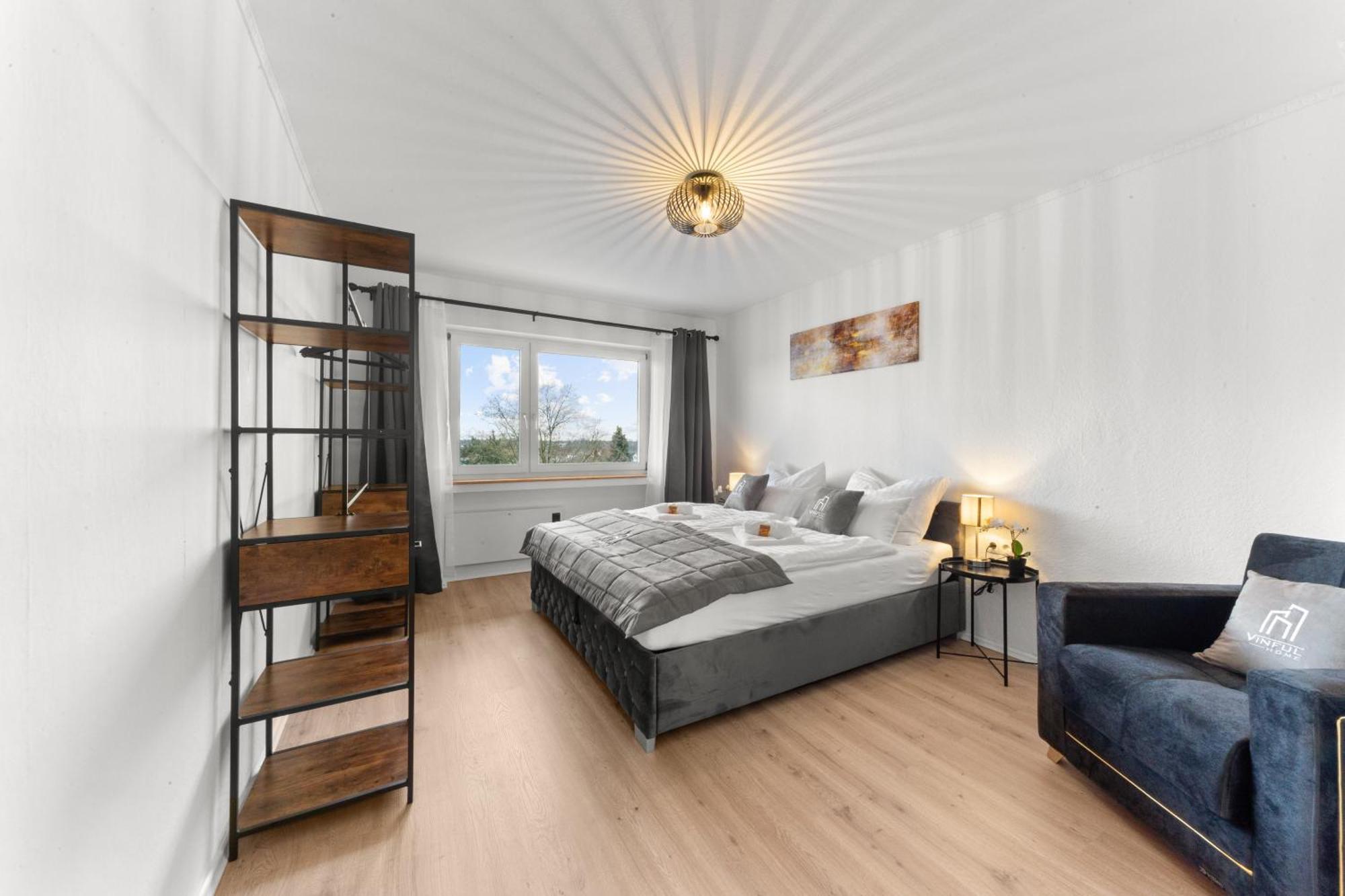 Vinful: Premium-Apartment Mit Balkon Und Parkplatz Mulheim an der Ruhr Bagian luar foto