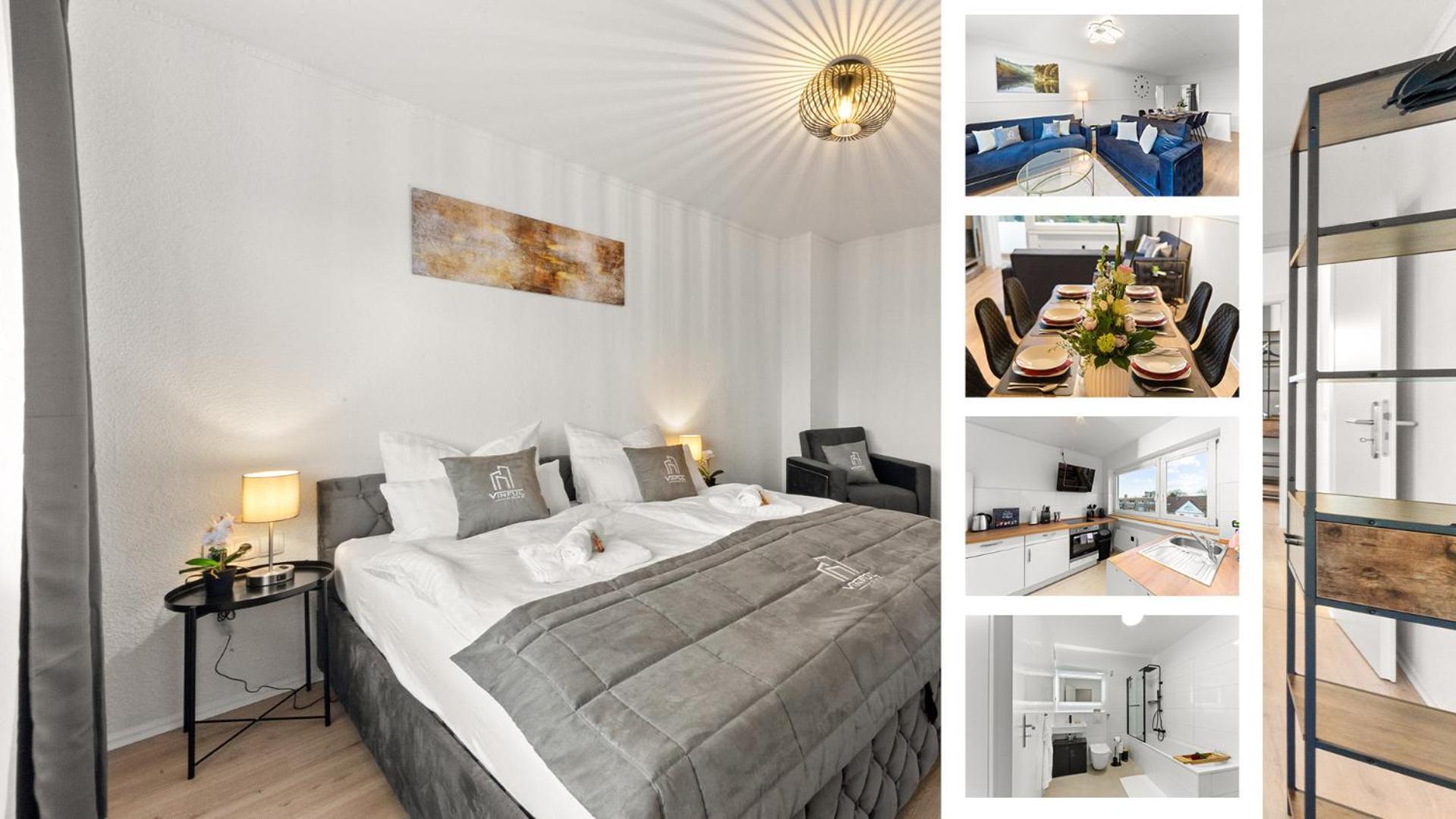 Vinful: Premium-Apartment Mit Balkon Und Parkplatz Mulheim an der Ruhr Bagian luar foto